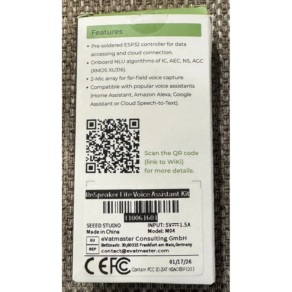 ReSpeaker Lite Voice Assistant Kit with XIAO ESP32S3 New